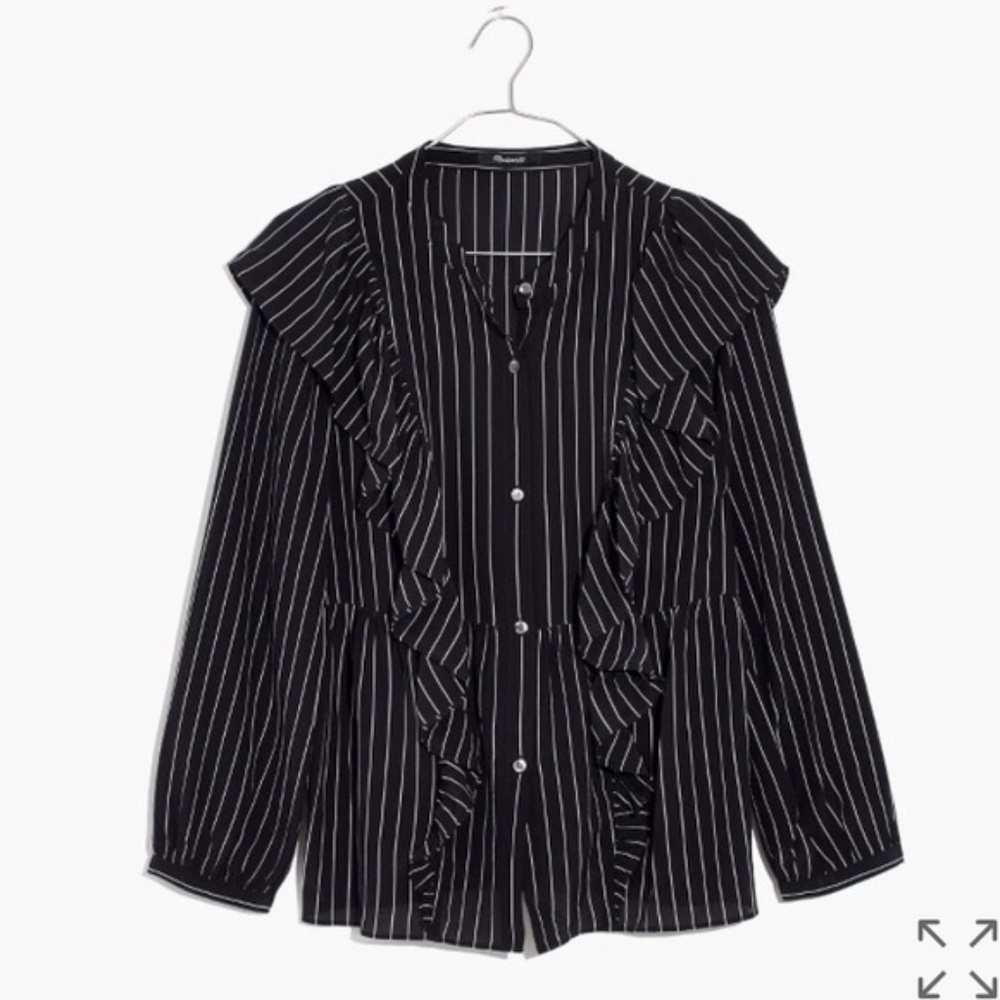 Madewell brand new silk blouse never worn